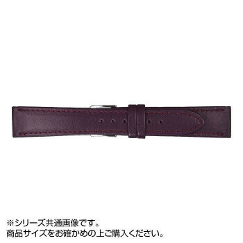 MIMOSA(ミモザ) 時計バンド Eカーフ 19mm ワイン (美錠:銀) CE-W19 【北海道・沖縄・離島配送不可】