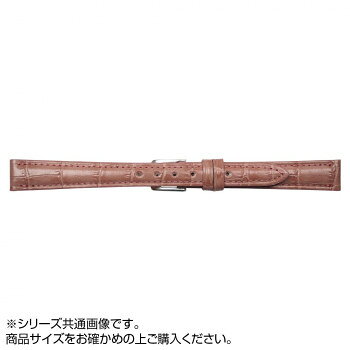 MIMOSA(ミモザ) 時計バンド SY型押ワニ 10mm オールドローズ (美錠:銀) CSY-P10 【北海道・沖縄・離島配送不可】