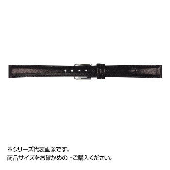 MIMOSA(ミモザ) 時計バンド キッド 10mm ブラック (美錠:銀) ZK-A10 【北海道・沖縄・離島配送不可】