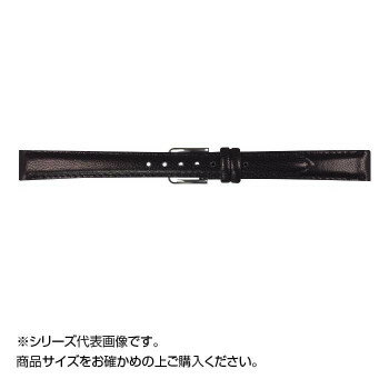Ladies - MIMOSA(ミモザ) 時計バンド キッド 12mm ブラック (美錠:銀) ZK-A12 【北海道・沖縄・離島配送不可】