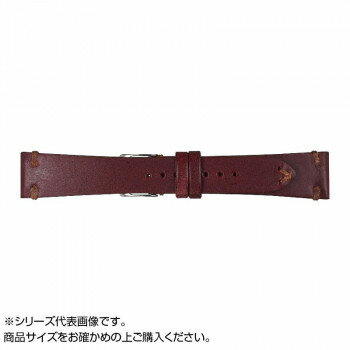 Emitta(エミッタ) 時計バンド ブッテーロ 17mm ワイン (美錠:銀) EB-W17 【北海道・沖縄・離島配送不可】