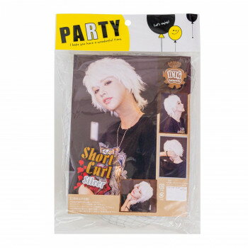 ウィッグコレクション ショートカールネオ シルバー 5422 【北海道・沖縄・離島配送不可】