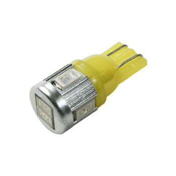 BREEZY NANIYA LEDバルブ T10 6SMD 2個セット アンバー A06S-A