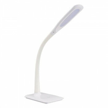 OHM LEDデスクランプ 3段階調光 ホワイト DS-LS16MUGH-W 【北海道・沖縄・離島配送不可】