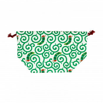 ＜＜ご注意下さい＞＞こちらの商品はメーカーよりお客様へ直接お届けの品になります。 当店での在庫はしておりません。在庫の有無はメーカー在庫のみになりますので、急な欠品や急に廃盤になる可能性がございます。こちらの商品の配送について○北海道・沖縄・離島につきましては、配送不可となりますので予めご了承お願いします。こちらの商品の包装(ラッピング)について○上記の理由(メーカーより直送)により包装はできませんので予めご了承お願いします。こちらの商品の不具合について○お届けしましたこちらの商品に不具合があった場合、商品到着日より1週間以内に当店にご連絡ください。メーカーが直接対応させて頂きます。○お客様がご自身で修理された場合、費用の負担は致しかねますので予めご了承下さい。絵本「はらぺこあおむし」のランチ巾着です。和調ポリエステル生地(ヨウリュウ)にプリントにて表現しました。可愛いお弁当袋でランチがさらに楽しくなります。サイズ：280mm×170mm×120mm個装サイズ：20×30×1cm重量：40g個装重量：40g素材・材質：本体:ポリエステル、袋:OPP仕様：手洗い可生産国：日本