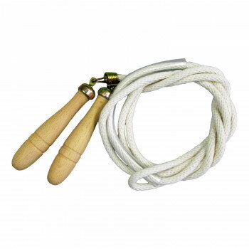 ＜＜ご注意下さい＞＞こちらの商品はメーカーよりお客様へ直接お届けの品になります。 当店での在庫はしておりません。在庫の有無はメーカー在庫のみになりますので、急な欠品や急に廃盤になる可能性がございます。こちらの商品の配送について○北海道・沖縄・離島につきましては、配送不可となりますので予めご了承お願いします。こちらの商品の包装(ラッピング)について○上記の理由(メーカーより直送)により包装はできませんので予めご了承お願いします。こちらの商品の不具合について○お届けしましたこちらの商品に不具合があった場合、商品到着日より1週間以内に当店にご連絡ください。メーカーが直接対応させて頂きます。○お客様がご自身で修理された場合、費用の負担は致しかねますので予めご了承下さい。少年向けのトレーニング用とびなわです。中央にビニールカバーが付いています。サイズ：個装サイズ：50×50×40cm重量：個装重量：1500g素材・材質：ロープ:綿・金剛打仕様：グリップ:回転式中央ビニールカバー入り生産国：日本