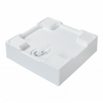 テクノテック 洗濯機用床上配管対応防水パン TPR640N-W3-FN 開口無専用排水トラップ付専用フレキ無 ニューホワイト 【北海道・沖縄・離島配送不可】