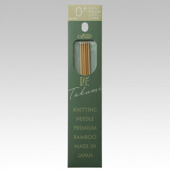 クロバー 「匠」5本針 12.5cm 0号 54-370 【北海道・沖縄・離島配送不可】