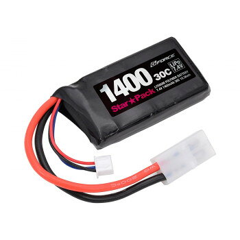 G-FORCE ジーフォース Star Pack LiPo 7.4V 1400mAh 30C GFG201