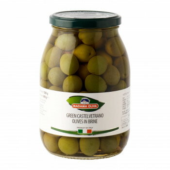 マダマオリーヴァ カステルヴェトラーノ グリーンオリーブ 種あり 1050g 6個セット 9300 【北海道・沖縄・離島配送不可】