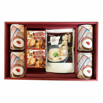 ＜＜ご注意下さい＞＞こちらの商品はメーカーよりお客様へ直接お届けの品になります。 当店での在庫はしておりません。在庫の有無はメーカー在庫のみになりますので、急な欠品や急に廃盤になる可能性がございます。こちらの商品の配送について○北海道・沖縄・離島につきましては、配送不可となりますので予めご了承お願いします。こちらの商品の包装(ラッピング)について○上記の理由(メーカーより直送)により包装はできませんので予めご了承お願いします。こちらの商品の不具合について○お届けしましたこちらの商品に不具合があった場合、商品到着日より1週間以内に当店にご連絡ください。メーカーが直接対応させて頂きます。○お客様がご自身で修理された場合、費用の負担は致しかねますので予めご了承下さい。「こまちがゆ」と、「比内地鶏ぞうすい」、「いぶりがっこ」缶がセットになりました。お中元やお歳暮用ギフトとして、ご用命ください。【賞味期間】こまちがゆ:1800日比内地鶏ぞうすい:360日いぶりがっこ:1800日※パッケージは予告なく変更になる場合がございます。サイズ：個装サイズ：24×39×80cm重量：個装重量：2300g仕様：●こまちがゆ【名称】米飯類(かゆ)【内容量】280g●比内地鶏ぞうすい【名称】米飯類(ぞうすい)【内容量】250g●いぶりがっこ【名称】たくあん漬け(薄切り)(薄切り)【内容量】固形量65g(内容総量80g)セット内容：こまちがゆ:4缶比内地鶏ぞうすい:1袋いぶりがっこ缶:2缶生産国：日本栄養成分：●こまちがゆ(1袋(280g)あたり)熱量:129kcal、たんぱく質:2.1g、脂肪:0.1g、炭水化物:28.6g、食塩相当量:0.02g●比内地鶏ぞうすい(1食(250g)あたり)エネルギー127.5kcal、たんぱく質6.5g、脂質1.8g、炭水化物21.5g、食塩相当量1.3g●いぶりがっこ(1缶(80g)あたり)エネルギー:72.8kcal、たんぱく質:1.4g、脂質:0.2g、炭水化物:16.5g、食塩相当量:3.0g原材料：●こまちがゆ(レトルト)精米(秋田県産あきたこまち)●比内地鶏ぞうすい米(秋田県産あきたこまち)、比内地鶏(秋田県産)、舞茸(秋田県産)、食塩、ごぼう●いぶりがっこ大根(国産)、漬け原材料(砂糖、食塩、米ぬか、還元水飴(国内製造)、醸造酢)、酸味料※本製品の製造ラインでは、卵、小麦、えび、そば、大豆、鶏肉を使用した製品も製造しております。保存方法：直射日光、高温を避けて保存製造（販売）者情報：こまち食品工業株式会社秋田県山本郡三種町外岡字逆川111