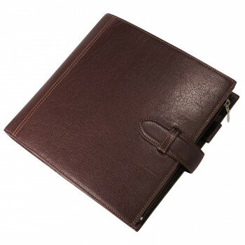 ASHFORD アシュフォード システム手帳 ディープ HB×WA5 25mm belt ブラウン 6135-022 【北海道・沖縄・離島配送不可】