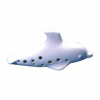 陶製オカリナ　動物シリーズ　手づくりキット　パレット付　イルカ 【北海道・沖縄・離島配送不可】