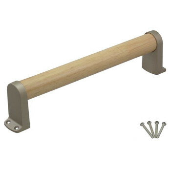 ＜＜ご注意下さい＞＞こちらの商品はメーカーよりお客様へ直接お届けの品になります。 当店での在庫はしておりません。在庫の有無はメーカー在庫のみになりますので、急な欠品や急に廃盤になる可能性がございます。こちらの商品の配送について○北海道・沖縄・離島につきましては、配送不可となりますので予めご了承お願いします。こちらの商品の包装(ラッピング)について○上記の理由(メーカーより直送)により包装はできませんので予めご了承お願いします。こちらの商品の不具合について○お届けしましたこちらの商品に不具合があった場合、商品到着日より1週間以内に当店にご連絡ください。メーカーが直接対応させて頂きます。○お客様がご自身で修理された場合、費用の負担は致しかねますので予めご了承下さい。木製手すりタテ・ヨコ兼用です。サイズ：個装サイズ：36×11.3×4cm重量：個装重量：385g生産国：日本