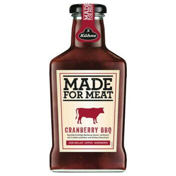 キューネ　バーベキューソース クランベリー　375ml　4セット　053125 【北海道・沖縄・離島配送不可】