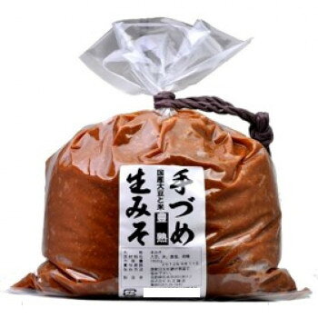 丸正醸造 手づめ生味噌　豊熟　1kg×10袋 【北海道・沖縄・離島配送不可】