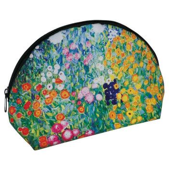 ユーパワー 名画マルチポーチ クリムト「フラワーガーデン」 AU-00806 【北海道・沖縄・離島配送不可】