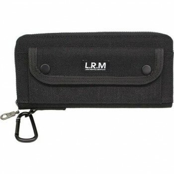 L.R.M ナイロンかぶせラウンドウォレット CMK20-0696 BK 【北海道・沖縄・離島配送不可】