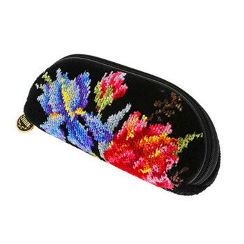 FEILER-47　ファスナー式・ソフトメガネケース　黒 【北海道・沖縄・離島配送不可】