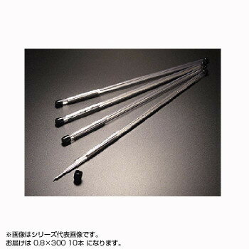 洋白線 塩ビ管入り 0.8×300 (10本入り) 【北海道・沖縄・離島配送不可】