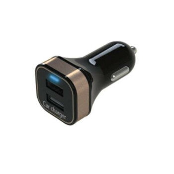 アークス(axs) スクエア2.4A DC/USB充電器 ゴールド X-185 【北海道・沖縄・離島配送不可】