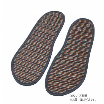 い草インソール 男性用 Lサイズ BL ガルーダ柄 不織布タイプ 21-115g03 【北海道・沖縄・離島配送不可】