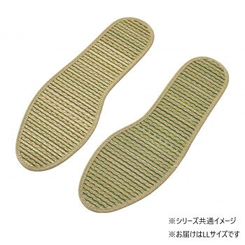＜＜ご注意下さい＞＞こちらの商品はメーカーよりお客様へ直接お届けの品になります。 当店での在庫はしておりません。在庫の有無はメーカー在庫のみになりますので、急な欠品や急に廃盤になる可能性がございます。こちらの商品の配送について○北海道・沖縄・離島につきましては、配送不可となりますので予めご了承お願いします。こちらの商品の包装(ラッピング)について○上記の理由(メーカーより直送)により包装はできませんので予めご了承お願いします。こちらの商品の不具合について○お届けしましたこちらの商品に不具合があった場合、商品到着日より1週間以内に当店にご連絡ください。メーカーが直接対応させて頂きます。○お客様がご自身で修理された場合、費用の負担は致しかねますので予めご了承下さい。男性用のい草インソールです。サイズ：27〜27.5cm個装サイズ：30.6×11×0.4cm重量：個装重量：40g素材・材質：側:い草中身:ポリエステル裏:レーヨン、ポリエステル仕様：消臭、吸湿、抗菌生産国：中国