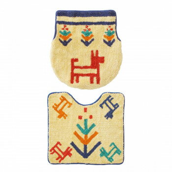 トイレタリーセット ギャッベ クリーム 12021952014 【北海道・沖縄・離島配送不可】