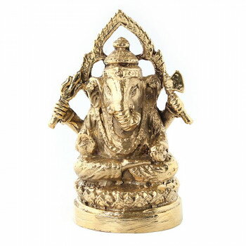 真鍮ガネーシャ　(S)　D 10720800456 【北海道・沖縄・離島配送不可】