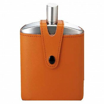 佐藤金属興業　SALUS　スキットル　バッカス　ウイスキーボトル(革ケース付)　100ml 【北海道・沖縄・..