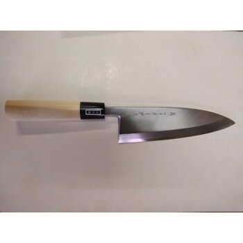 日本製　堺の包丁　堺一文字吉国作 白二鋼 出刃　包丁210mm 【北海道・沖縄・離島配送不可】