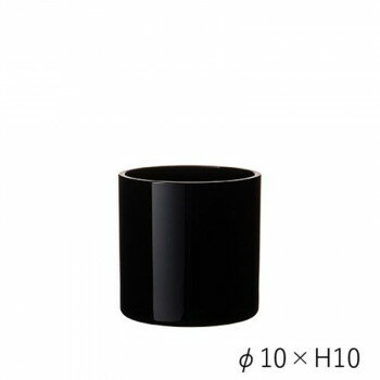PVシリンダーBK φ10xH10　2300095BK 【北海道・沖縄・離島配送不可】