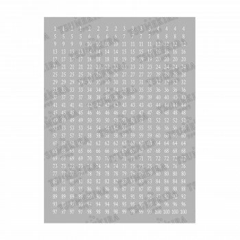 TSUMEKIRA(ツメキラ) ネイルシール カラーチャートナンバーシール 白 1〜100 NN-CCN-101 【北海道・沖縄・離島配送不可】