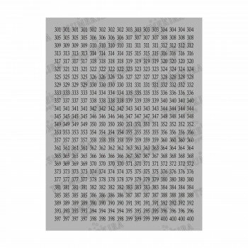 TSUMEKIRA(ツメキラ) ネイルシール カラーチャートナンバーシール 黒 301〜400 NN-CCN-204 【北海道・沖縄・離島配送不可】