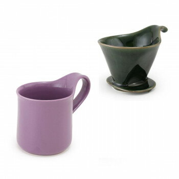 ZERO JAPAN(ゼロジャパン) ドリッパー＆カフェマグセット ドリッパートレイ付 DMZ-16 AGN/HY 【北海道・沖縄・離島配送不可】