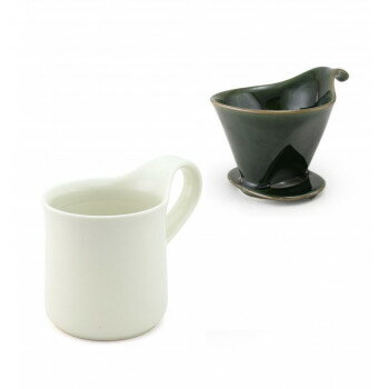 ZERO JAPAN(ゼロジャパン) ドリッパー＆カフェマグセット ドリッパートレイ付 DMZ-16 AGN/IV 【北海道..