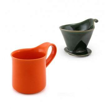 ZERO JAPAN(ゼロジャパン) ドリッパー＆カフェマグセット ドリッパートレイ付 DMZ-16 AGN/TG 【北海道..