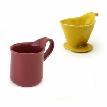 ZERO JAPAN(ゼロジャパン) ドリッパー＆カフェマグセット ドリッパートレイ付 DMZ-16 YP/BUG 【北海道・沖縄・離島配送不可】