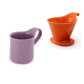 ZERO JAPAN(ゼロジャパン) ドリッパー＆カフェマグセット ドリッパートレイ付 DMZ-16 TG/HY 【北海道・沖縄・離島配送不可】