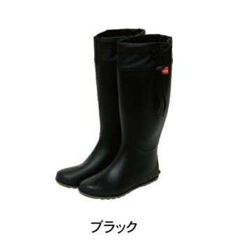 ＜＜ご注意下さい＞＞こちらの商品はメーカーよりお客様へ直接お届けの品になります。 当店での在庫はしておりません。在庫の有無はメーカー在庫のみになりますので、急な欠品や急に廃盤になる可能性がございます。こちらの商品の配送について○北海道・沖縄・離島につきましては、配送不可となりますので予めご了承お願いします。こちらの商品の包装(ラッピング)について○上記の理由(メーカーより直送)により包装はできませんので予めご了承お願いします。こちらの商品の不具合について○お届けしましたこちらの商品に不具合があった場合、商品到着日より1週間以内に当店にご連絡ください。メーカーが直接対応させて頂きます。○お客様がご自身で修理された場合、費用の負担は致しかねますので予めご了承下さい。梅雨など雨の日に活躍するレインブーツです。キャンプなどにも持って行きやすい収納ポーチ袋がついています。※ゴム製品の特性上、表面に白い粉がかかって見えるブルーミングという現象が起きる場合がございます。これはゴム自体が保護成分を浮かせて膜を張り割れなどの劣化を防ぐ働きをしております。※商品表面に擦りキズや小さな気泡が生じる場合がございます。サイズ：Lサイズ:24〜25cm個装サイズ：41.8×31.8×10cm重量：個装重量：1020g素材・材質：PVC、ポリエステル、ナイロン付属品：収納ポーチ袋生産国：中国