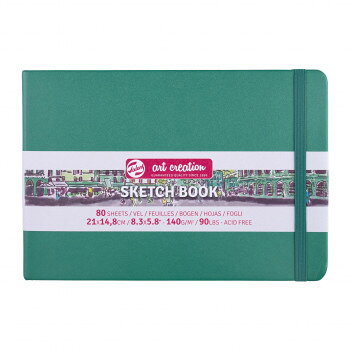 ターレンス アートクリエーションスケッチブック　フォレストグリーン　21×15CM　T9314-335M 452434
