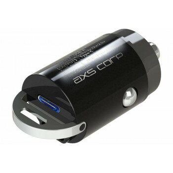 アークス(axs) 極小DC充電器アルミPD+PD ブラック X-301 【北海道・沖縄・離島配送不可】