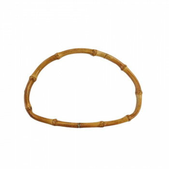 イナズマ(INAZUMA) 竹バッグ持ち手BB-9　焼き入り生成　横-約19cm2本手 【北海道・沖縄・離島配送不可】