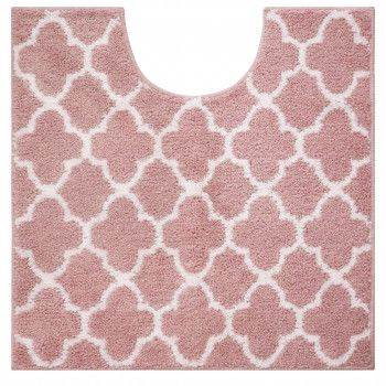 オカトー　モロッカン　トイレマット　レギュラー　60×60cm　ピンク 【北海道・沖縄・離島配送不可】