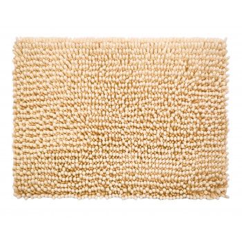 オカトー　めっちゃ吸う!抗菌＆ボリューム　バスマット　45×60cm　ベージュ 【北海道・沖縄・離島配送不可】