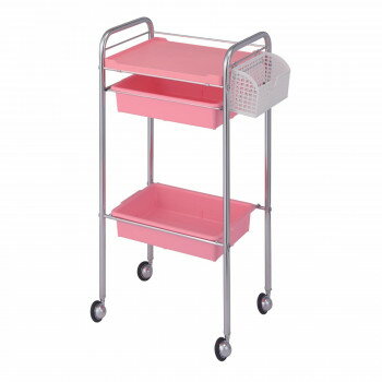 サロン向け C-410 セット台 ピンク 14102 【北海道・沖縄・離島配送不可】