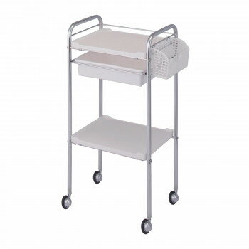 サロン向け C-411 セット台 ホワイト 14111 【北海道・沖縄・離島配送不可】