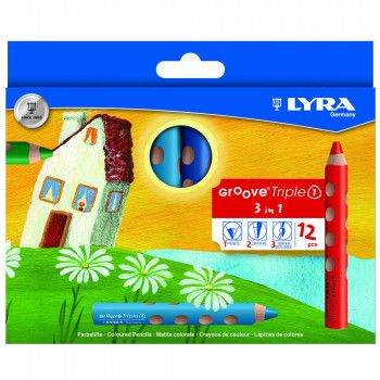 マルマン リラ グルーヴ・トリプルワン 12色セット L3831120 【北海道・沖縄・離島配送不可】