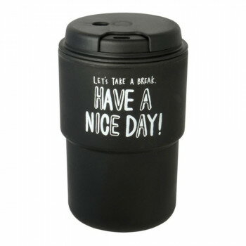 ダブルウォールタンブラー NICEDAY 340ml BK 【北海道・沖縄・離島配送不可】