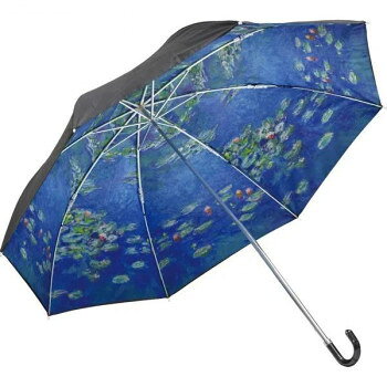 ユーパワー 名画折りたたみ傘 晴雨兼用 モネ 「睡蓮II」 AU-02523 【沖縄配送不可】